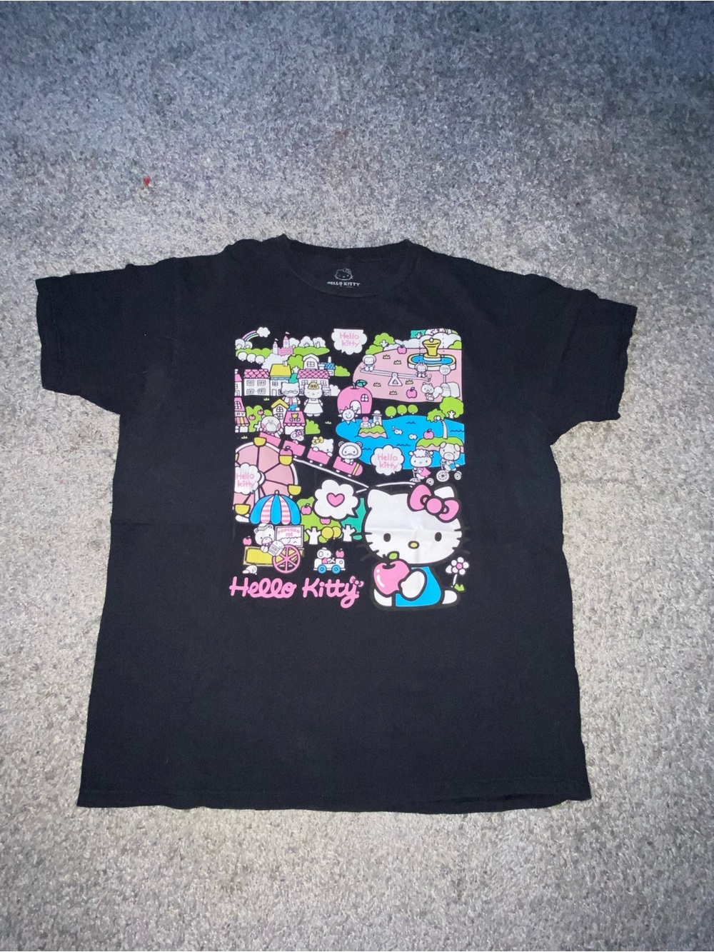 Hello Kitty Black Graphic Tee